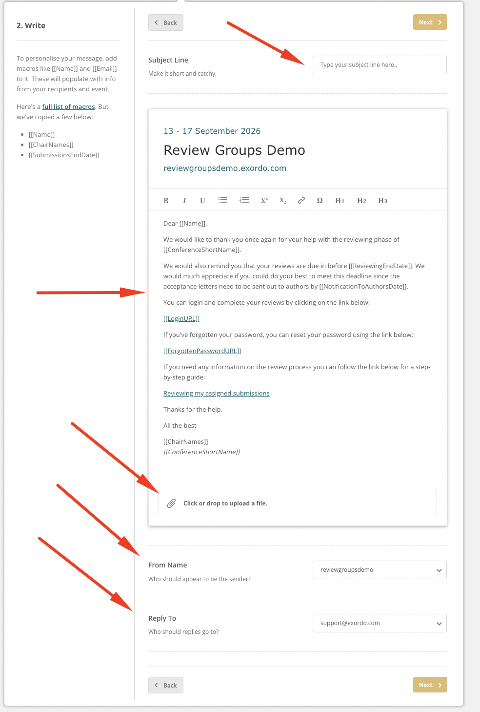 Review group chair: Reminding reviewers to complete reviews